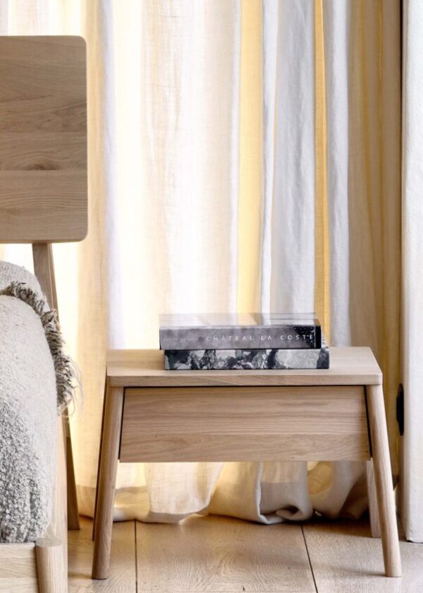 Image of the Ethnicraft 'Air' Bedside Table in 'Oak'