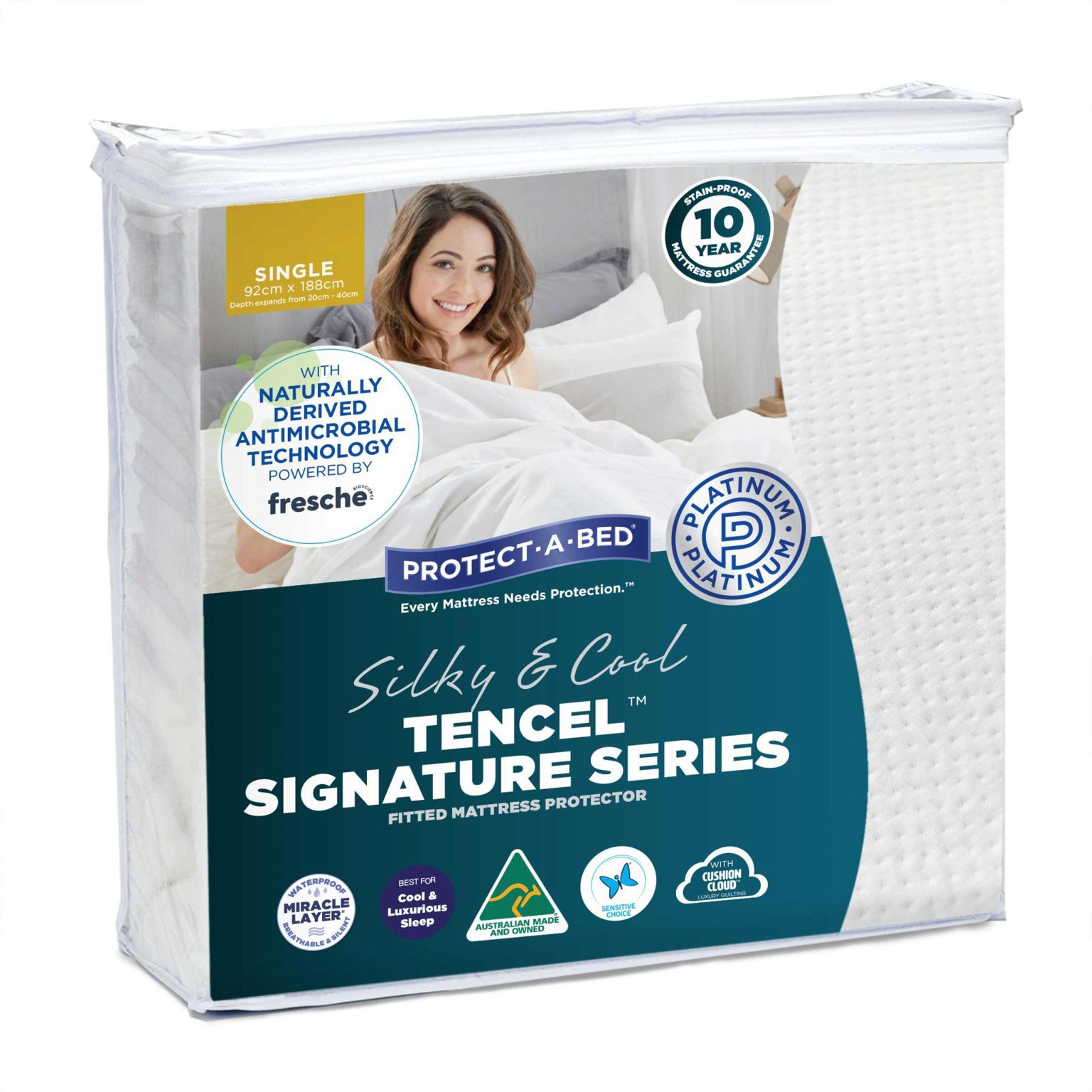 TENCEL™ Signature Series Mattress Protector - European Bedding