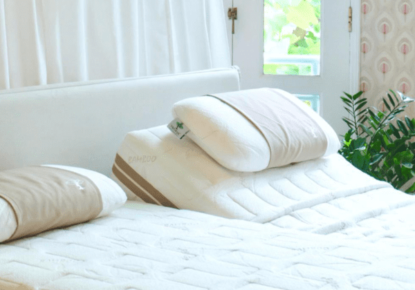 Adjustable Bed 1 Adjustable bed with head slightly elevated, demonstrating support for reading or watching TV in comfort.